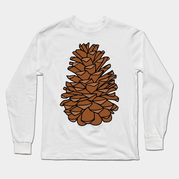 Pinecone Long Sleeve T-Shirt by murialbezanson